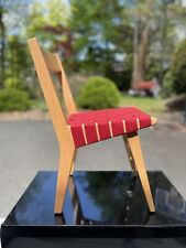 Knoll Jens Risom / Child's Side Chair Dining |/ Honey Beech Wod & Red Webbing picture