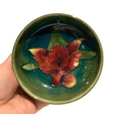 Vintage Moorcroft Pottery Red Orchid 4.3