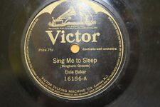 Elsie Baker Victor 78 Sing Me To Sleep Harry Macdonough Oh, Promise Me picture