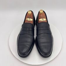 Tod's Men Size US 9.5 UK 8  Black Leather  Slip On Round Toe Penny Loafer Shoes picture