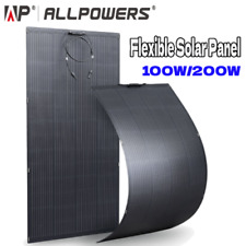 ALLPOWERS 100W OR 200W Flexible Mono Solar Panel Efficiency IP68 For Roof Boat picture