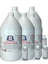 Polymer World Polyester Resin 5 Gallons For Boats RV's Canoes Fiberglass Autos picture