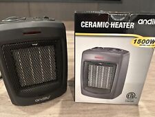 Andily Space Electric Heater for Home/Office Ceramic Small Heater w/ Thermostat picture