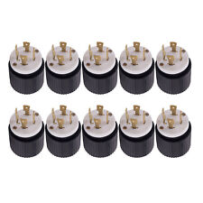 10-pk NEMA L14-30P Male Plug 30A 125/250V Generator Plug L1430 1430P L1430P 1430 picture