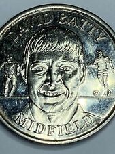 The official England squad 1998 medal collection coin - Midfield David Batty bk1 picture
