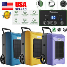 180 Pint Industrial Commercial Dehumidifier w/Pump for Basement Warehouse Garage picture