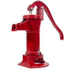 XtremepowerUS Antique Pitcher Hand Pump Red Operated 25' Outdoor Patio Water picture
