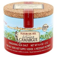 Le Saunier De Camargue Fleur De Sel Premium Sea Salt From France 4.4 OZ picture