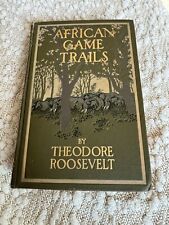 African Game Trails - Theodore Roosevelt 1910 Subscribers 1st Ed 200+ Illustr GD picture