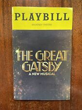 THE GREAT GATSBY Broadway Playbill Jeremy Jordan Eva Noblezada Samantha Pauly picture