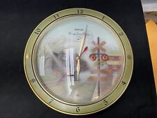 1994 Panclox Train Quartz Clock Hourly-Railroad Train  Collectable Wall Clock picture