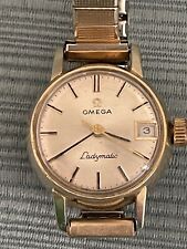 Vintage 1960’s Omega Ladymatic 14k GF/ Neet 1/40 10k RGP Band / Working picture