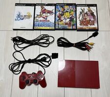 Sony PlayStation 2 PS2 Cinnabar Red Console System SCPH-90000CR + Controller picture