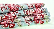 5 Yards Indian Hand Made Hand Block Print 100% Cotton Fabric Jaipur Fabric Throw picture