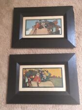 Fabulous Pair of Paintings. Royal British Mail Coach Service  1800s REDUCED picture