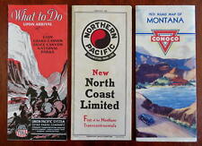 Western US Lot x 3 Travel Brochures Montana Grand Canyon c. 1930's tourist info picture