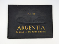 Vtg Hardback Book 1946 1st Ed Navy 103 Argentia Sentinel of the North Atlantic picture