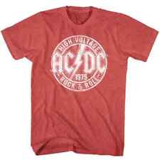 ACDC HIGH VOLTAGE ROCK & ROLL 1975 MEN'S T SHIRT BAND ALBUM VINTAGE CONCERT TOUR picture