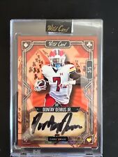 2023 Wild Card Dontay Demus Jr.  Rookie Auto #3/5 Maryland Baltimore Ravens WR picture