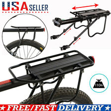 110lbs Bike Rear Carrier Rack Mountain Road Bicycle Pannier Luggage Cargo Holder picture