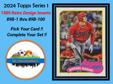 2024 Topps Series 1 - 1989 Topps 35th Anniversary Inserts -You Pick Buy 5,Get 2 picture