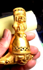 Pre-Columbian QUIMBAYA GOLD STATUES STUNNING PIECE 300 AD TO 1500 AD AUTHENTIC picture