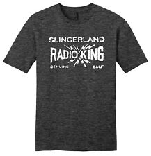 Slingerland Radio King Genuine Calf Vintage TRI-BLEND Tee Shirt - Black Heather picture