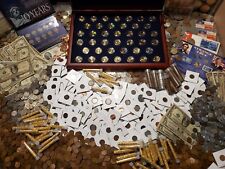 ✯ ESTATE LOT OLD US COINS ✯ GOLD .999 SILVER COINS ✯ RARE COINS ✯ BANKNOTES ✯ picture