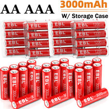 EBL 1.5V Rechargeable AA AAA Li-ion Lithium Batteries 1200 / 3000mwh Lot picture