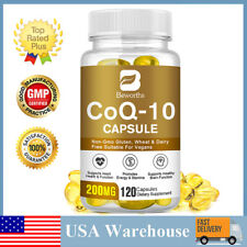 COQ 10 Coenzyme Q-10 200mg Heart Health Support Increase Energy Stamina 120 Pill picture