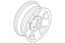 Genuine Ford Wheel Alloy 8C3Z-1007-A picture