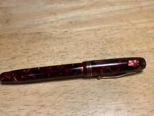 Vintage Webster 44 Red Marbleized Fountain Pen 5