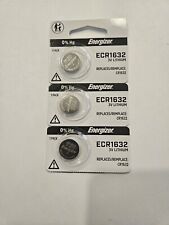 Fast Shipping -3-PK -CR1632 -Energizer 3V  Batteries - Car Fobs- EX Date 2028 picture