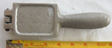 RARE Vintage Used C. Palmer No. 453 Fishing Sinker Mold, West Newton, Pa. picture