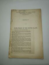original 1893 Report on the climatology of the cotton plant w/ map cotton states picture