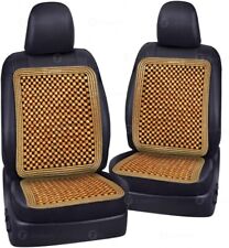 Zone Tech 2x Ultra Comfort Car Natural Wooden Beaded Seat Cushion Beads picture