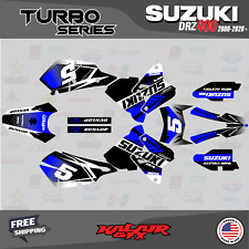 Graphics Decal Kit For Suzuki DRZ400SM (All Years) DRZ 400 SM S E Turbo Blue picture