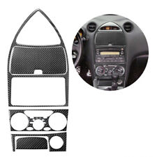 5pcs For Toyota Celica 2000-05 Carbon Fiber Center Console Interior Trim Set picture