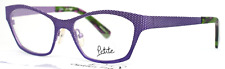 JF REY PM002 7570 Purple Womens Cat Eye Petite Eyeglasses 50-16-127 B:34 picture