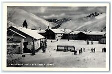 c1940's Challenger Inn Snow-Capped Scene Sun Valley Idaho ID Unposted Postcard picture