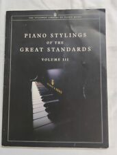 Piano Stylings of the Great Standards: Volume III The Steinway Library of Piano picture