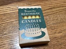 Vintage Standard Oil Dozen Birthday Candles In Original Box picture