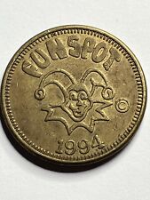 1994 FUNSPOT Arcade Token Weirs Beach Laconia New Hampshire Defunct #si1 picture
