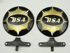 65-8228 Gas Tank 4” Badges Emblems Pre-Unit BSA 500 650 A7 A10 Gold Star 14607rs picture