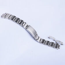 19mm Vintage Silver Steel Watchband Bracelet For Seiko Pogue 6139-6002 chrono picture