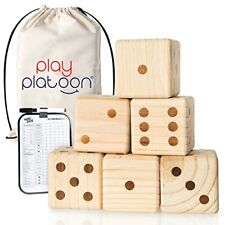 Giant Wooden Lawn Dice - Yard Dice Game picture
