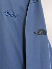 The North Face Jacket Mens XXL Navy Blue 3/4 Zip Long Sleeve Cintas picture