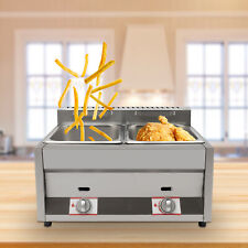 2Wells Commercial CounterTop Deep Fryer Natural gas Propane(LPG) Stainless Steel picture