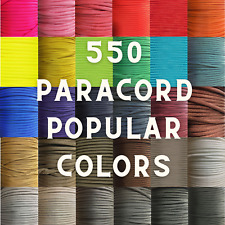 550 Paracord Type III 7 Strand Parachute Cord 10, 25, 50, 100 ft - Made in USA picture