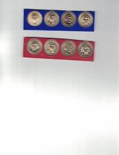 2007 P+D PRESIDENTIAL DOLLARS 8 COIN COMPLETE SET FROM MINT SETS NICE L@@K  picture